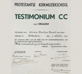 <p>Testimonium CC Protestantse Kerkmuziekschool</p>