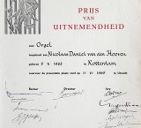 <p>Diploma Prijs van Uitnemendheid, 1965</p>